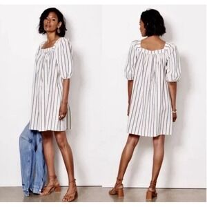 Faherty Dress Phoenix‎ Striped Short Cotton Sundress Women XS Coastal